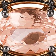 7/8 ct. t.w. Morganite, 5/8 ct. t.w. Opal, and 1/3 ct. t.w. Diamond Bracelet in 14K Rose Gold