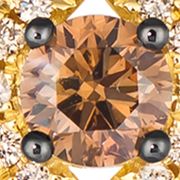 1/3 ct. t.w. Chocolate Diamonds®, 1/8 ct. t.w. Nude Diamonds™ Necklace in 14K Honey Gold™