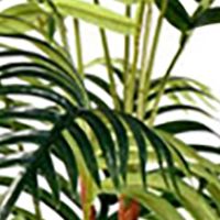 Vickerman 59" Artificial Potted Fern Palm Real Touch Leaves.