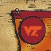 NCAA Virginia Tech Hokies Nostalgia Tie