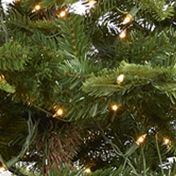 9 Foot Layered Washington Spruce Artificial Christmas Tree with 750 Clear Lights and 2055 Bendable Branches