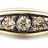 7/8 ct. t.w. Diamond Bangle Bracelet in 14K Honey Gold™ 