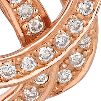 Knots™ 1/4 ct. t.w. Vanilla Diamonds® Pendant in 14k Strawberry Gold® 