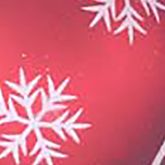 Snowflake Swirls Glass Ornaments - 6 Piece Set