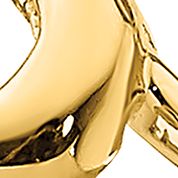 14K Yellow Gold Polished Heart Ring