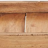 Rustic Wood Tray - Set of 3