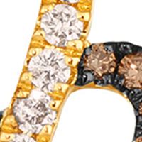  Pendant Necklace featuring 1/6 ct. t.w. Nude Diamonds™, 1/15 ct. t.w. Chocolate Diamonds® set in 14K Honey Gold™