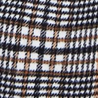 Women's Spot On Button Front Long Plaid Jacket