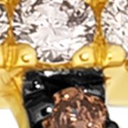 1/10 ct. t.w. Chocolate Diamonds®, 1/6 ct. t.w. Nude Diamonds™ Ring in 14K Honey Gold™