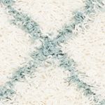 Dallas Shag Ivory/Seafoam Area Rug 6-ft. x 9-ft.