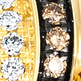  3/8 ct. t.w. Diamond  Faux Stack Ring in 14K Yellow Gold 