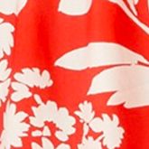 Women's Sleeveless Split Neck Floral Print Cotton Babydoll Dress