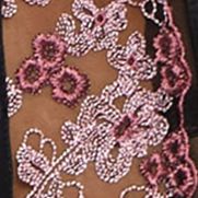 Plus 3-Piece Embroidered Mesh Lace Bra Set