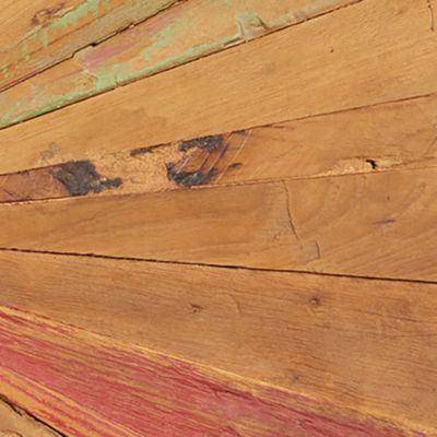 Rustic Teak Wood Wall Decor
