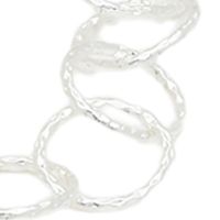 Silver Tone Chain Trio Bracelet Set