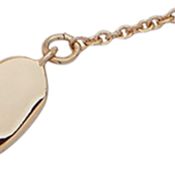 Gold Tone Pavé Double Heart Necklace