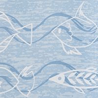 Blue Fin Bay Shower Curtain