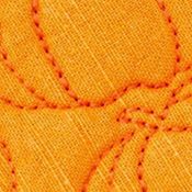 Quilted Pumpkin Round Placemat