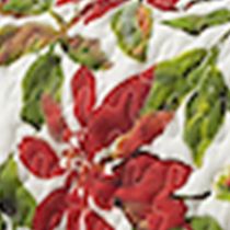 Poinsettia Quilt Set