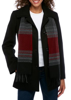 London Fog® Women's Single Breasted Wool Coat | belk