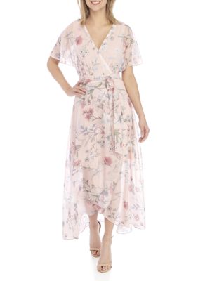 Sandra Darren Dolman Sleeve Floral Maxi Dress | belk