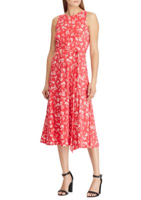 Lauren Ralph Lauren Floral Fit-and-Flare Dress | belk