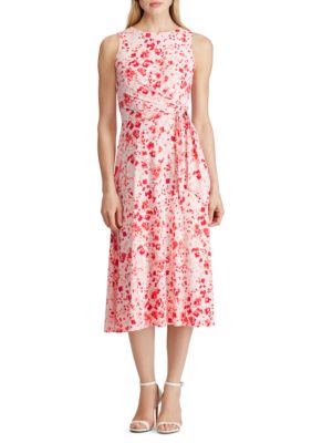 Lauren Ralph Lauren Floral Twisted Jersey Dress | belk