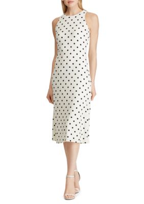 Lauren Ralph Lauren Polka Dot Sleeveless Dress | belk