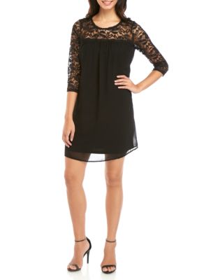 Luxology™ Lace Yoke Dress | belk