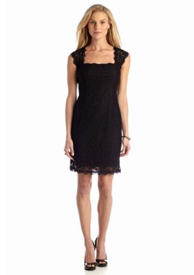 Adrianna Papell Allover Lace Cocktail Dress - Belk.com