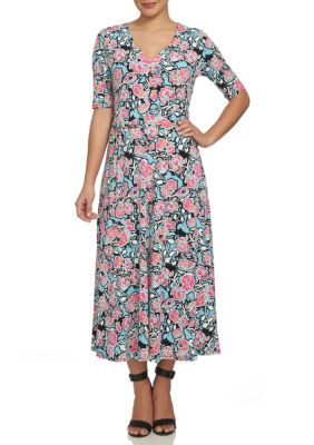 CHAUS Floral Maxi Dress | Belk