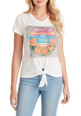 Jessica simpson maya happiest in the woods graphic t shir day