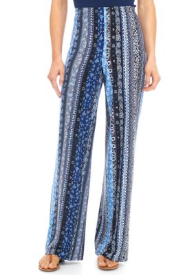 New Directions® Printed Knit Palazzo Pant | belk