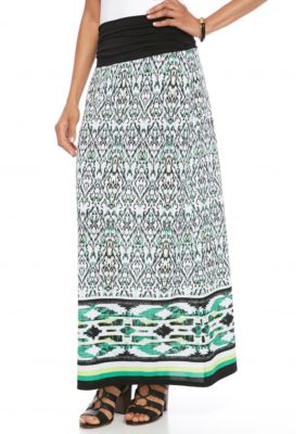 New Directions® Printed Knit Skirt | belk
