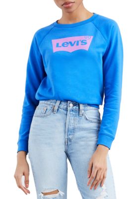 levis classic graphic crew neck nebulas sweatshirt