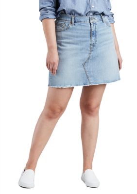 Levi's® Plus Size Deconstructed Denim Skirt | belk