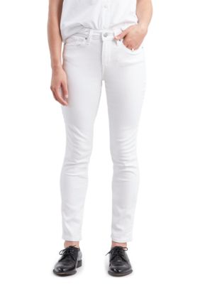 Levi's® Classic Mid Rise Skinny Pure White Jeans | belk