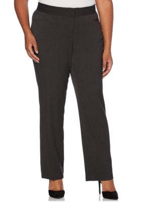 Rafaella Plus Size Two-Way Gab Pants | belk