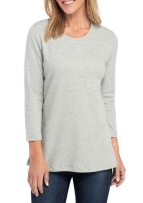 Kim Rogers® Petite 3/4 Sleeve T Shirt | belk
