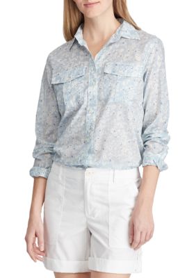 Lauren Ralph Lauren Floral Cotton Shirt | belk