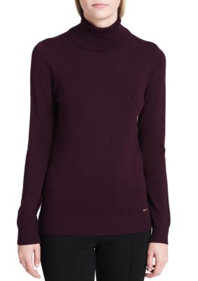 Calvin Klein Women's Fine Gauge Turtleneck Sweater | belk