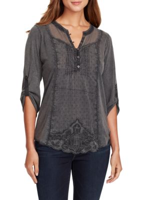 Long sweaters for women ruby rd jacquard tops