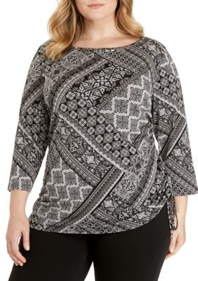 Ruby Rd Plus Size Studded Top | belk