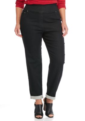 Ruby Rd Plus Size Key Items Black Denim Pants | Belk