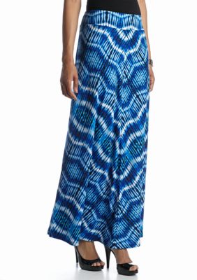New Directions® Tie Dye Maxi Skirt | Belk