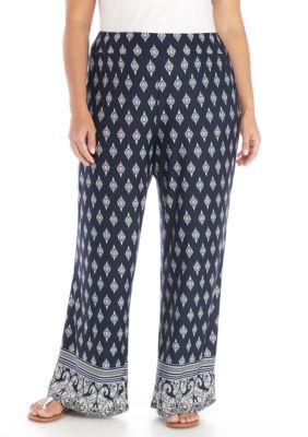 New Directions® Petite Size Pull-on Palazzo Pants | belk