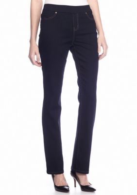 New Directions® Weekend Pull-On Slim Jean Pants | Belk