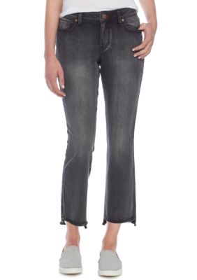 New Directions® Petite Straight Jeans with Step Hem - Short | belk