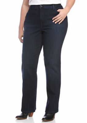 Gloria Vanderbilt Plus Size Amanda Dazzle Embellished Jeans (Average ...