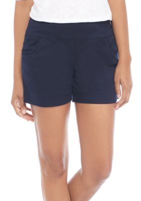 Crown & Ivy™ Ruffle Pocket Colored Shorts | belk
